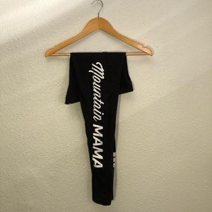 Mountain Mama Leggings with Racing Stripes